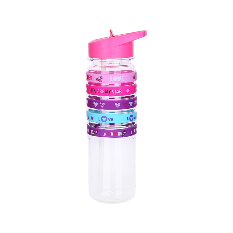 五条纹活力塑料水瓶 500ml/700ml