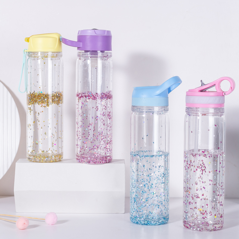 闪光凝胶塑料水瓶 1113GG-550ml