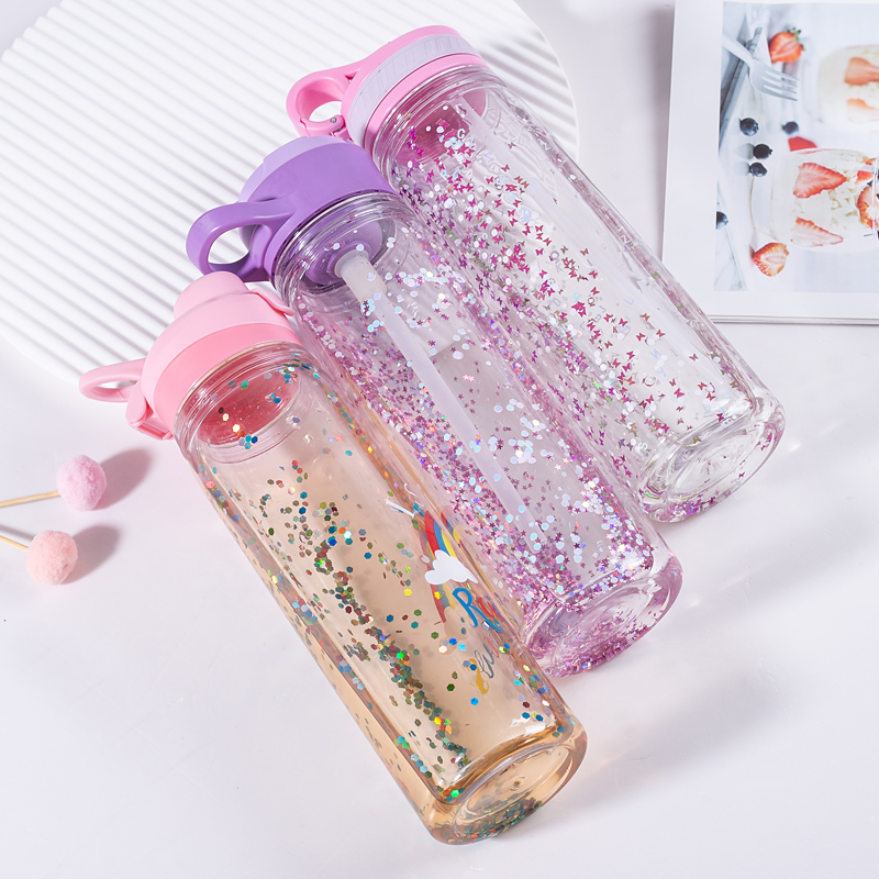 闪光凝胶塑料水瓶 1113GG-550ml