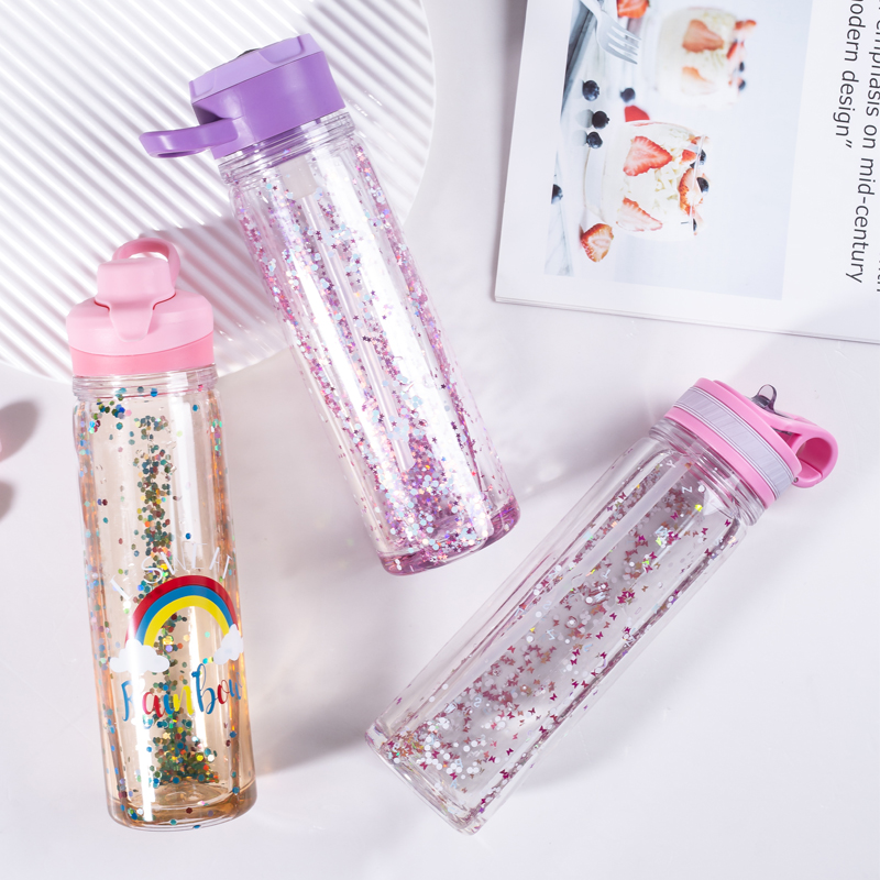 闪光凝胶塑料水瓶 1113GG-550ml