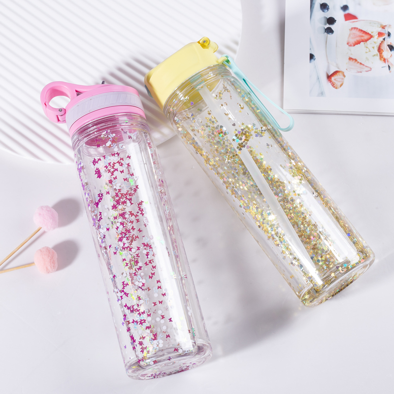 闪光凝胶塑料水瓶 1113GG-550ml