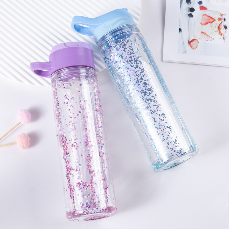 闪光凝胶塑料水瓶 1113GG-550ml