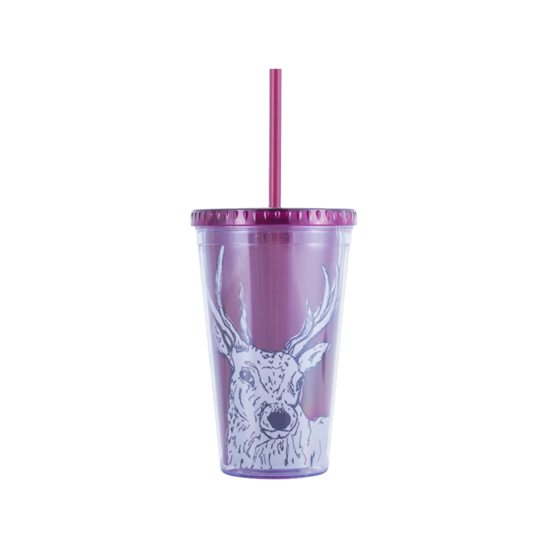 宽口吸管杯 9088C-16盎司